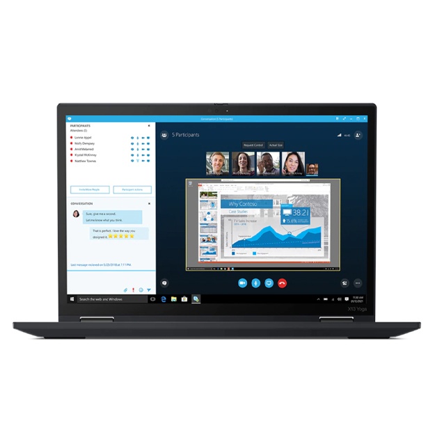 Noutbuk Lenovo ThinkPad X13 Yoga Gen 2 i5-1145G7 8/256GB SSD 13.3" 20W8002VUS (B09JZ61595)