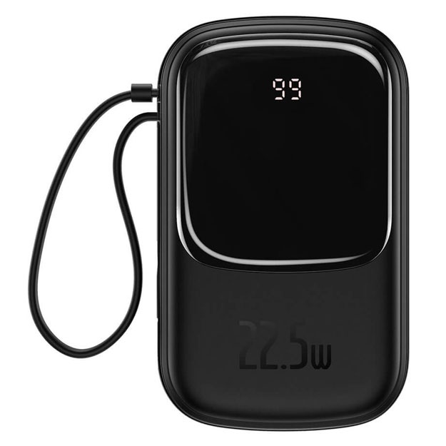 Power Bank USB-C kabeli bilan  22,5 Vt 30000 mAch