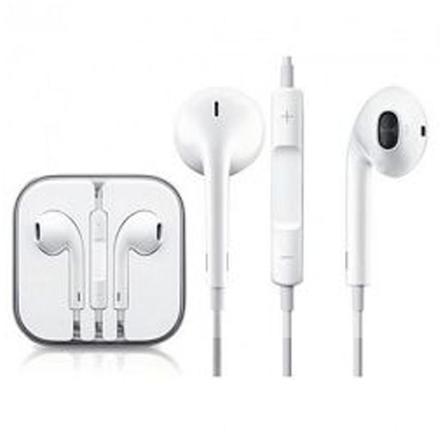 Apple I5 A EarPods uslubidagi simli minigarnituralar