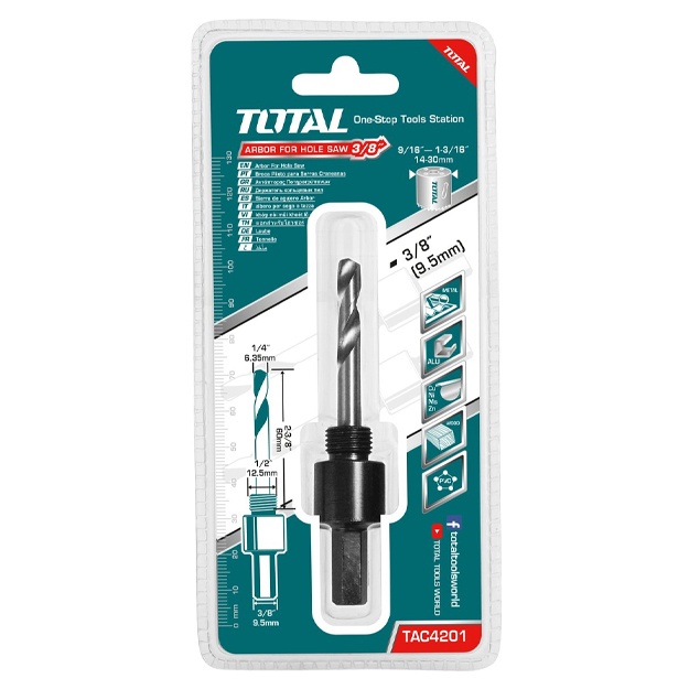 Оправка для кольцевой пилы Total TAC4201