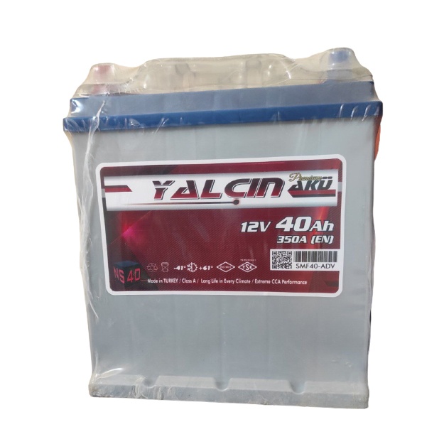 Akkumulyator Yalcin Aku 40AhR yengil avto Damas, Matiz, Labo