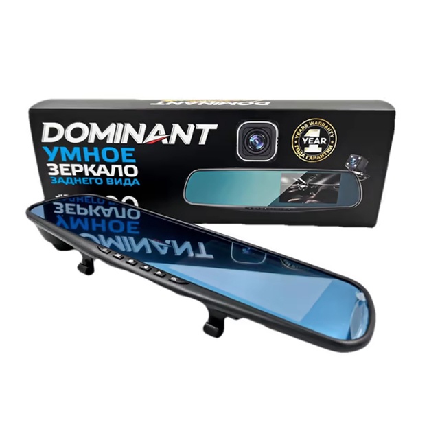DVR-oyna Dominant D800 orqa ko‘rinish kamerasi bilan