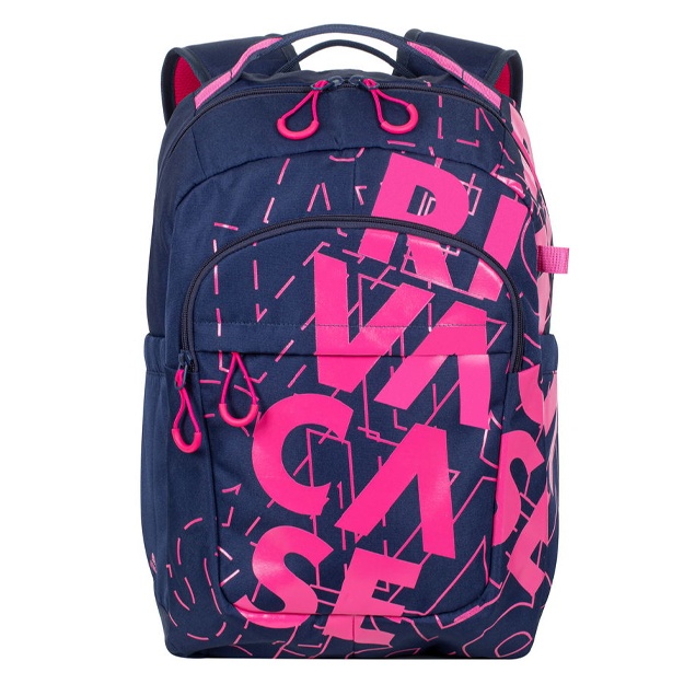Shahar ryukzak Rivacase 5430 30L Dark blue/pink (4260403579947)