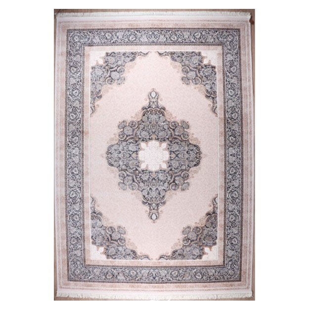 Gilam Rodin 6813 qaymoq rang, to‘q ko‘k  3.5x5