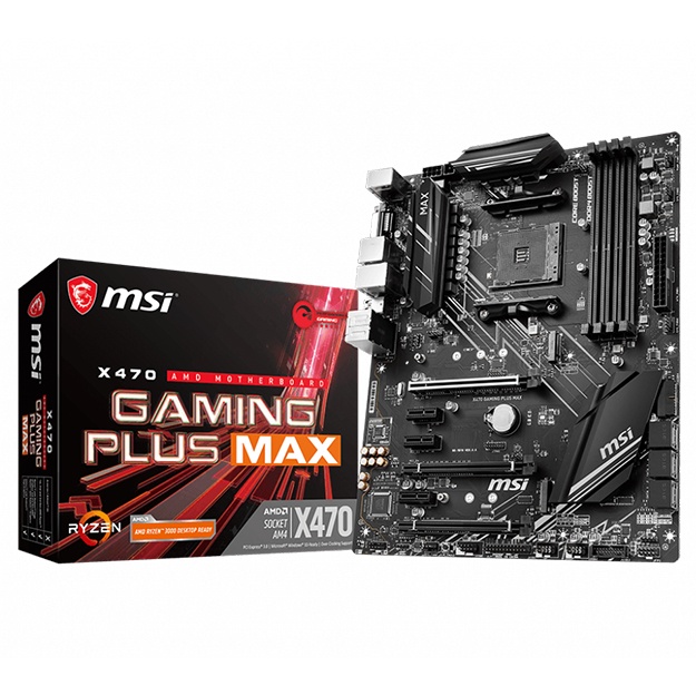 Kompyuter platasi MSI X470 Gaming Plus Max DDR4 (X470_GAMING_PLUS_MAX)