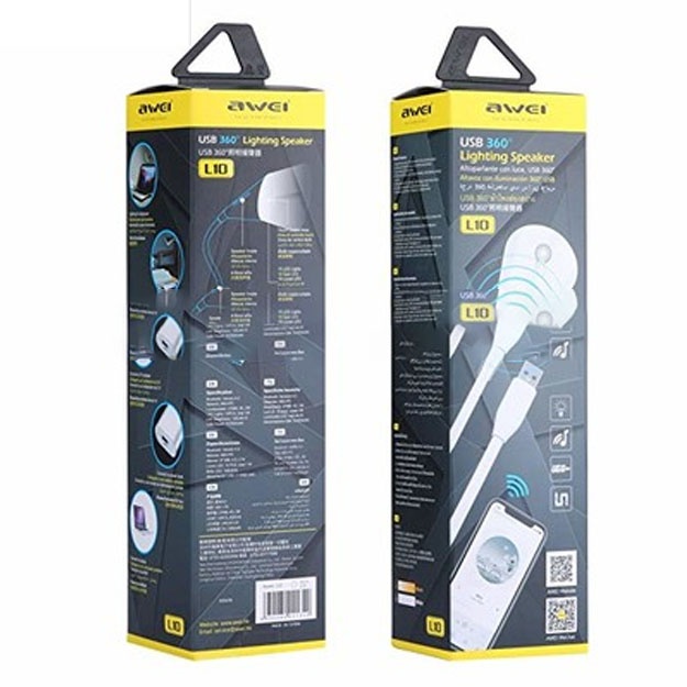 Awei simsiz dinamik L10  Bluetooth LED