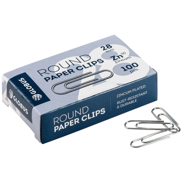 Qog‘oz uchun qisqichlar  Maped L28 mm, S28-100 S(10Dona)