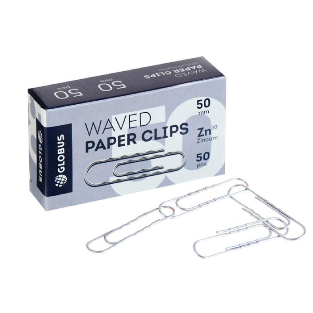 Скрепки канцелярские Maped  L50 мм, 50 шт.