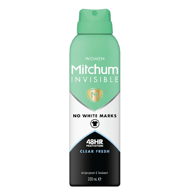Mitchum Antiperspirant Dezodorant Ayollar uchun Shaffof Fresh 200 ml
