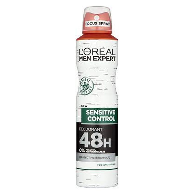 Erkaklar uchun dezodarant Loreal sezgir teri 250 ml
