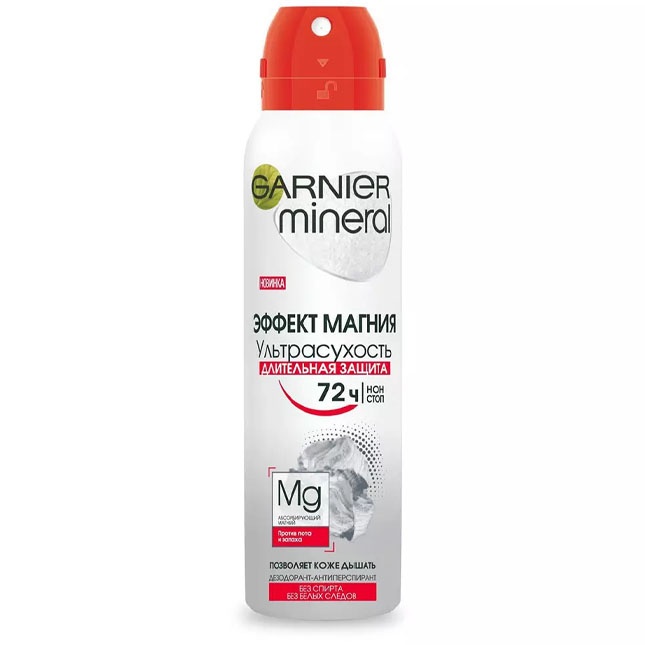 Дезодорант для женщин Garnier Эффект магния 150 мл Россия