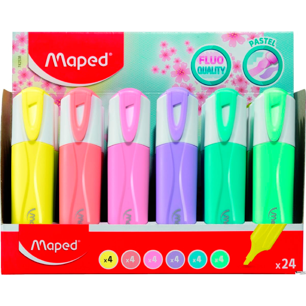 Marker yozish uchun Maped Soft displey 24  dona