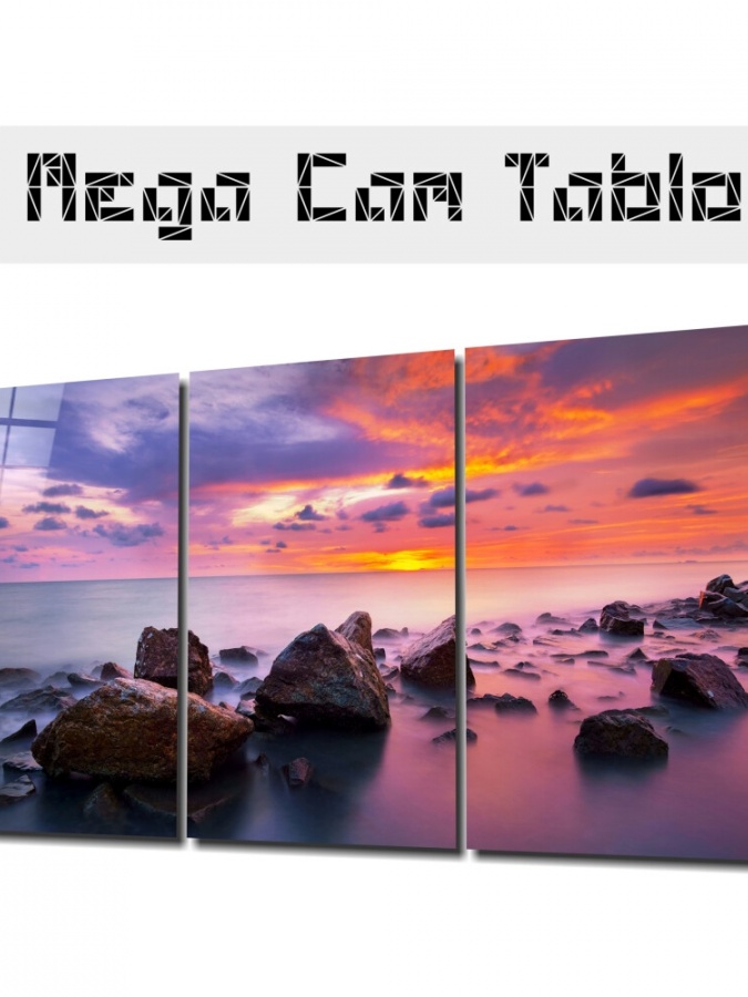 Красный закат Mega Glass Wall Art 770 8682421180190