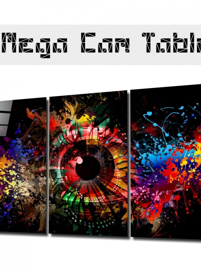 Цвета в моих глазах Mega Glass Wall Art 770 8682421180145