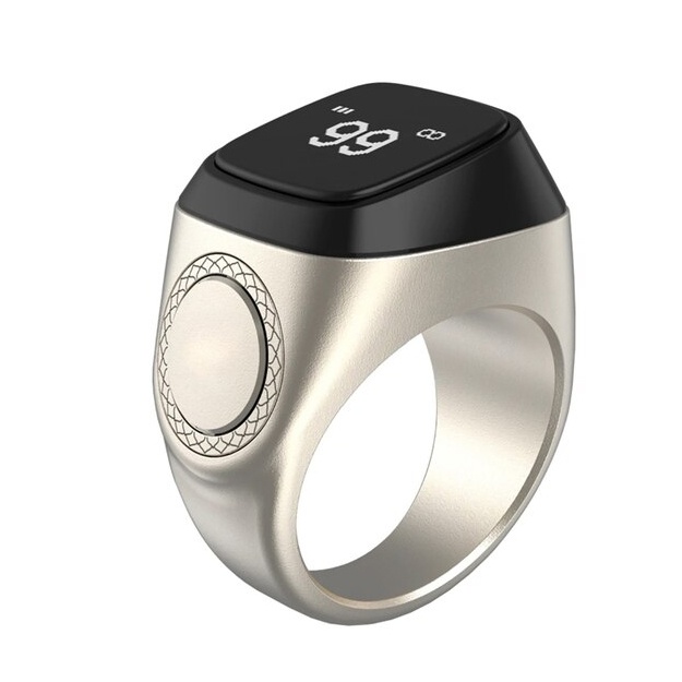 Zikr Ring электронные тасбех c кейсoм Серый 20