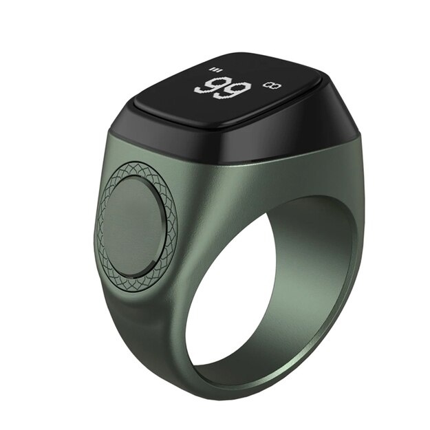 Zikr Ring elektron tasbeh idishda Yashil 20