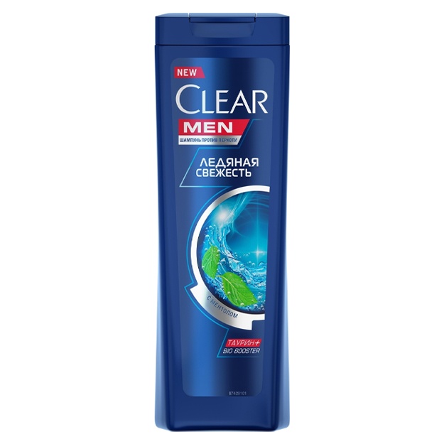 Clear Shampun Muz Freshness 200ml Rossiya