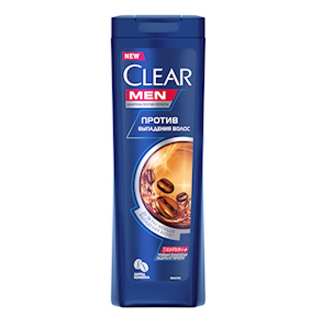Clear Shampun Soch to‘kilishiga qarshi kofe 200ml Rossiya