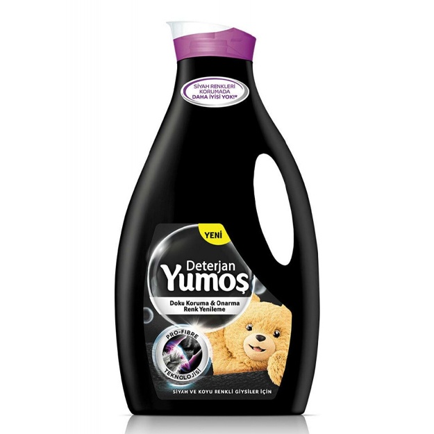 Yumoş yuvish geli, qora va qora kiyimlar uchun 2520 ml