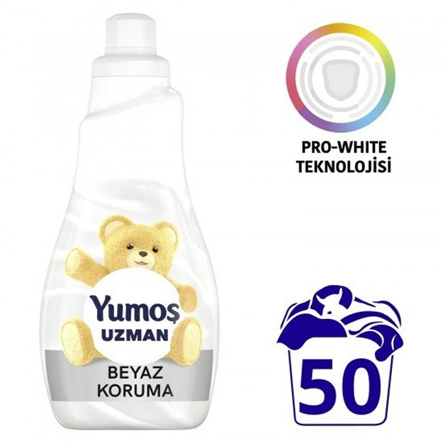 Mato yumshatuvchi Yumoş Oq rangga g‘amxo‘rlik qiling 1200 ml Turkiya