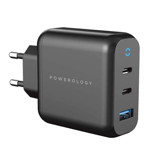 Powerology 3 Chiqish 65 Vt GaN USB-A
