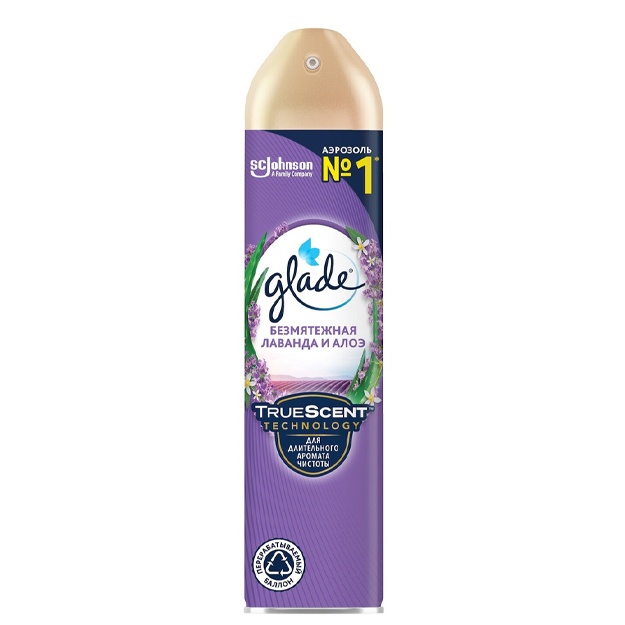 Glade havo spreyi Serene Lavanda va Aloe 300ml Rossiya