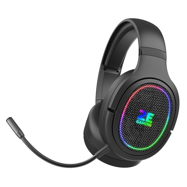 O‘yin eshitish vositasi 2E Gaming HG330 RGB 3,5 mm Qora (2E-HG330BK)
