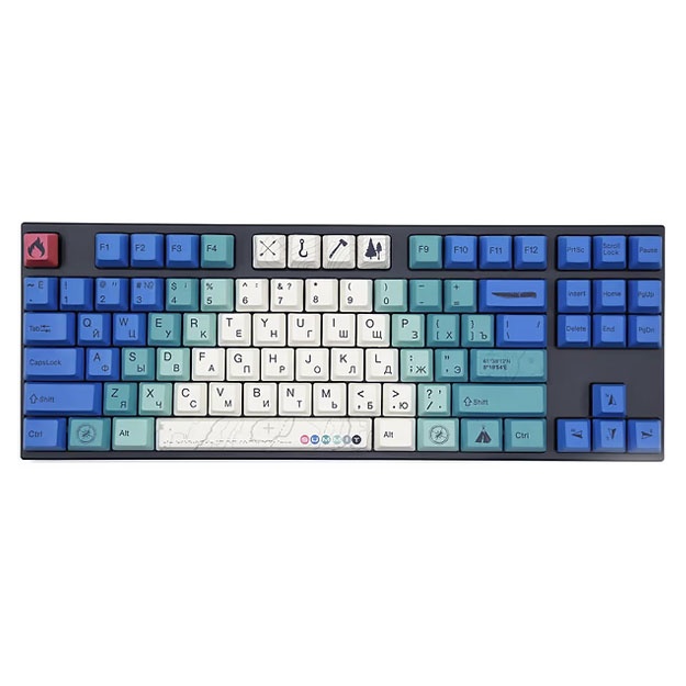Игровая клавиатура Varmilo MA87M V2 Summit R2, EC Ivy V2,RU (A33A022B1A3A06A007)