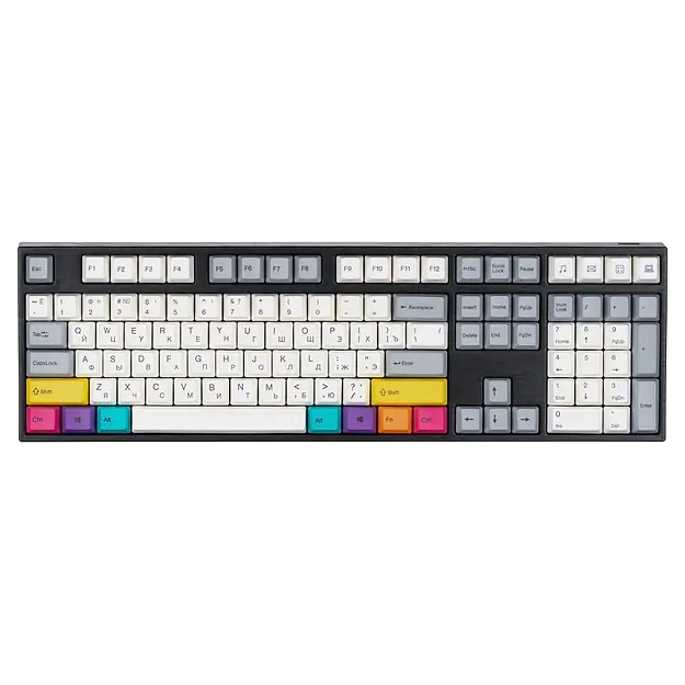 Игровая клавиатура Varmilo MA108M V2 CMYK, EC Sakura V2,RU (A36A024A9A3A06A007)