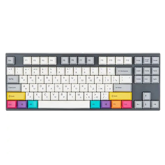 O‘yin klaviaturasi Varmilo MA87M V2 CMYK, EC Rose V2,RU (A33A024B0A3A06A007)
