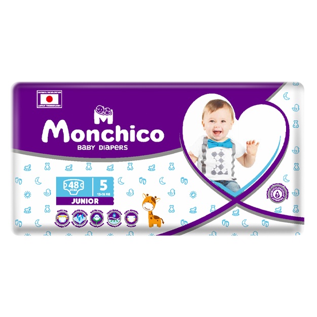 Детские подгузники Monchico Junior 48 шт