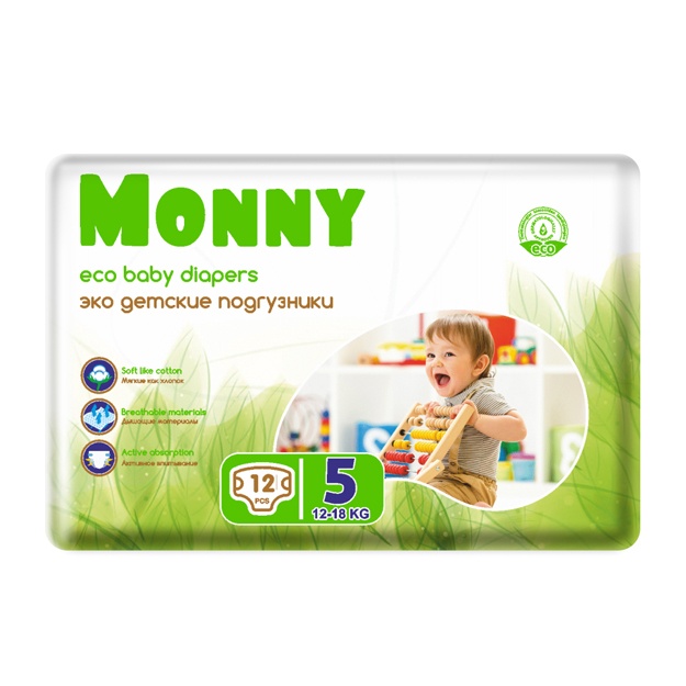 Bolalar tagliklari Monny 5 12 dona
