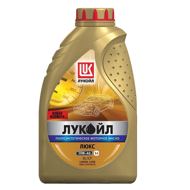 Dvigatel moy Lukoil Luxe 10W-40 polusinteticheskoe API SL/CF 1l