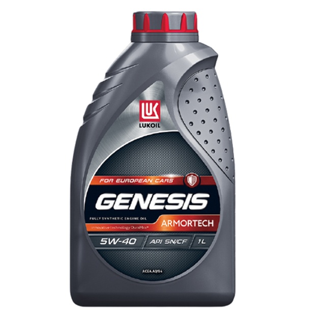 Синтетическое моторное масло ЛУКОЙЛ Genesis Armortech for European Cars 5W-40