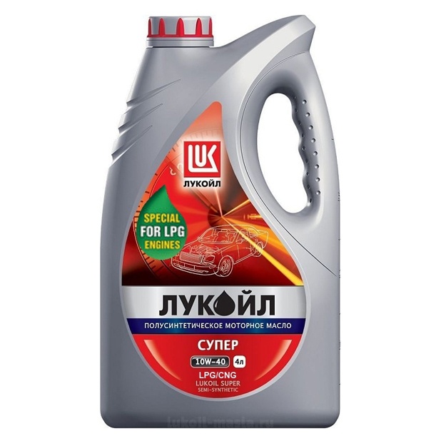 Масло моторное Лукойл Супер LPG SAE 10W-40 4 л