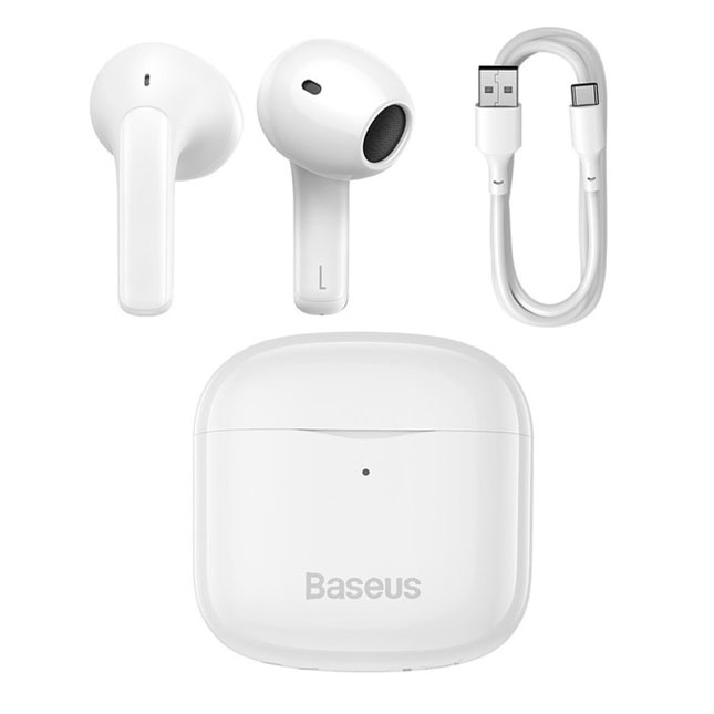 Simsiz naushniklar Baseus Bowie E3 Oq