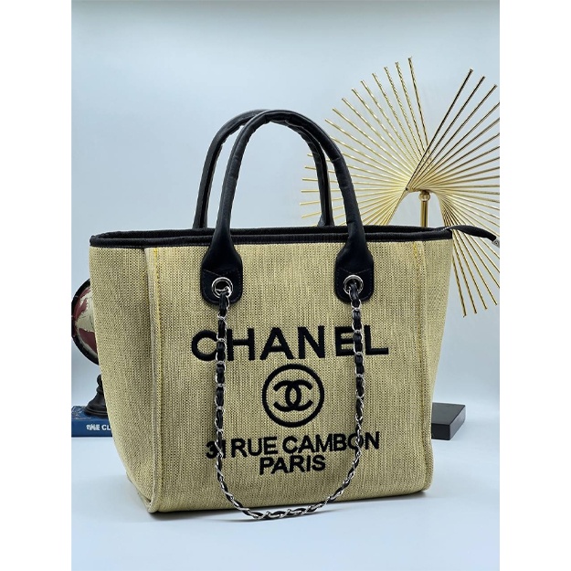 Chanel Deuville Bag sumkasi ART-01 Harbiy/och yashil