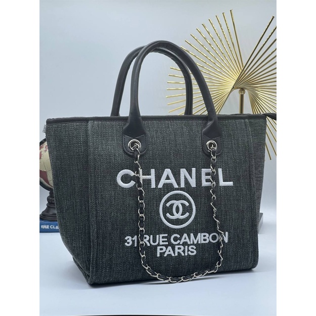 Chanel Deuville Bag sumkasi ART-01 to‘q kulrang
