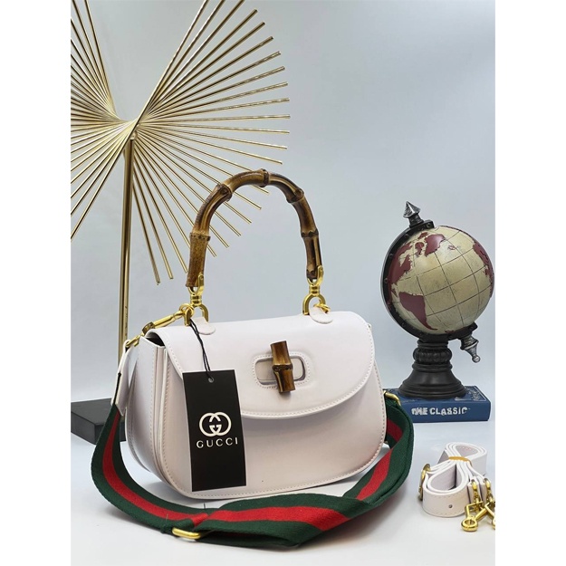 Gucci Bamboo 1947 Small sumka ART-01 Oq
