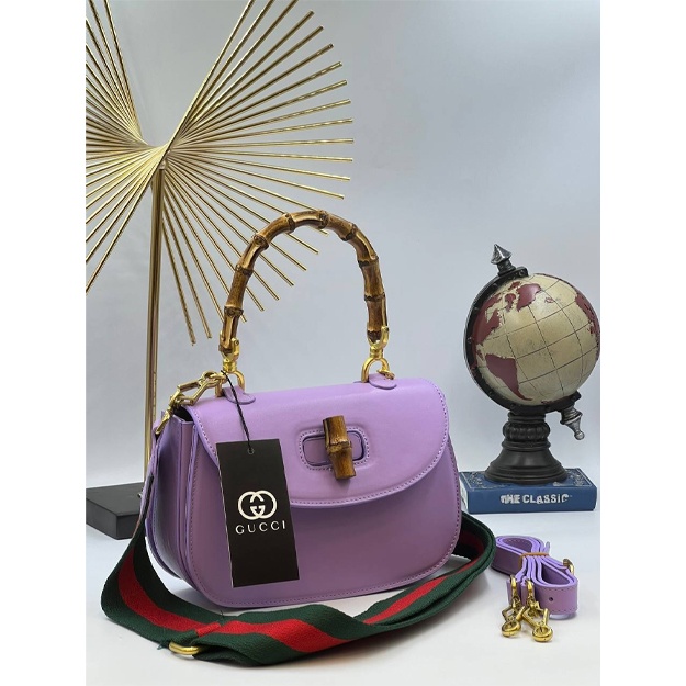 Сумка Gucci Bamboo 1947 Small Bag АРТ-01 фиолетовый