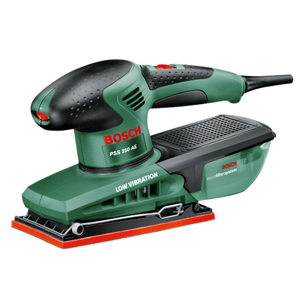 Sirt silliqlash mashinasi Bosch PSS 250 AE