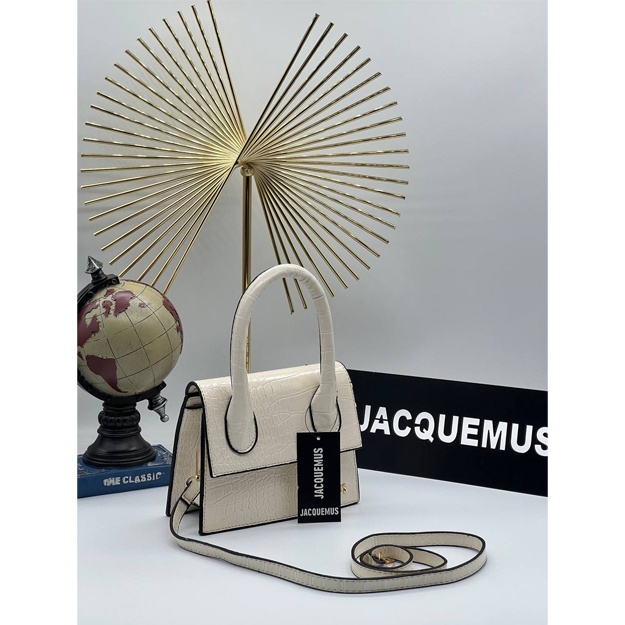 Jacquemus Le Chiquito grand sumkasi ART-02 Qaymoq rang