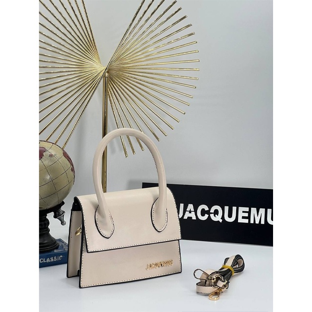 Jacquemus Le Chiquito grand sumkasi ART-03 Qaymoq rang