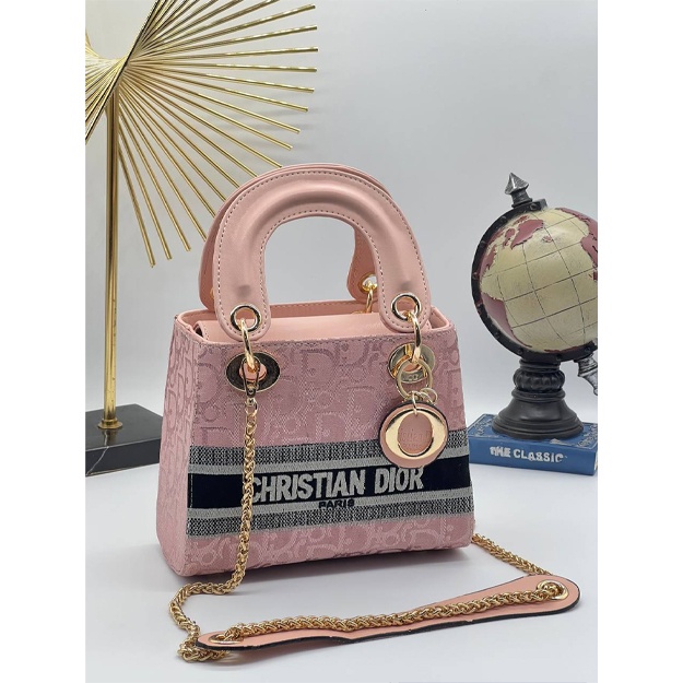 Sumka Cristian Dior Lady Small ART-01 sarg‘ish rang