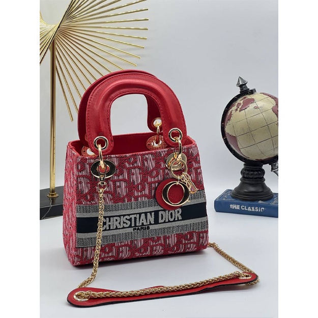 Сумка Cristian Dior Lady Small АРТ-01 красный