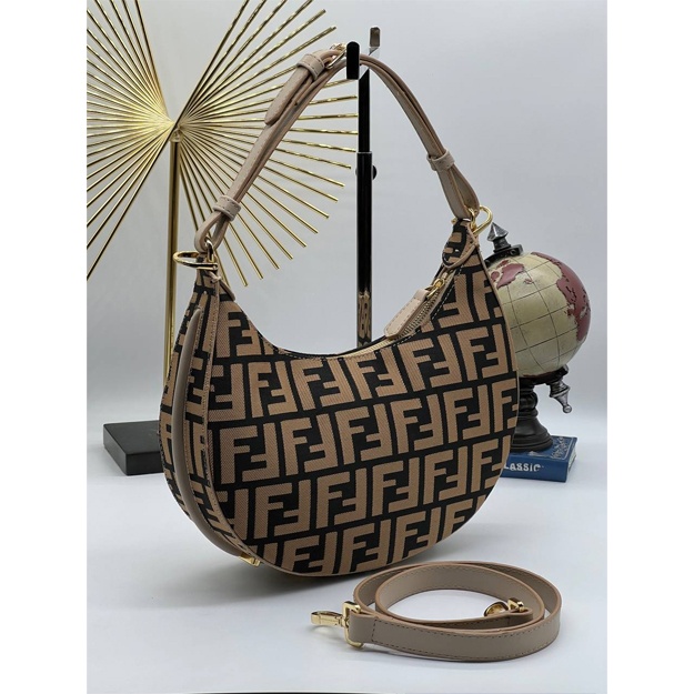 Sumka-xobo Fendi Graphy ART-01 Oranjeviy-seriy