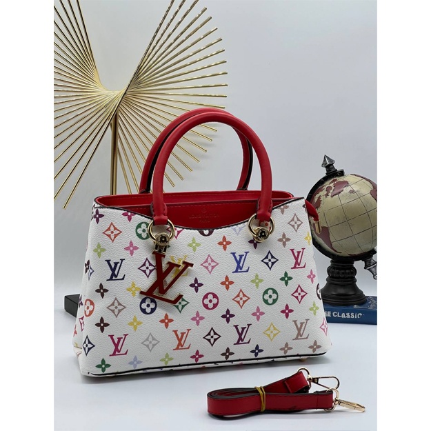 Sumka Louis Vuitton Riverside ART-01 Beliy-krasniy