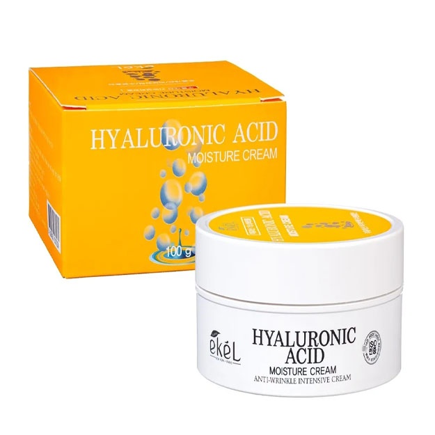 Uvlajnyayuschiy krem dlya litsa s gialuronovoy kislotoy Ekel Moisture Cream Hyaluronic Acid, 100 ml