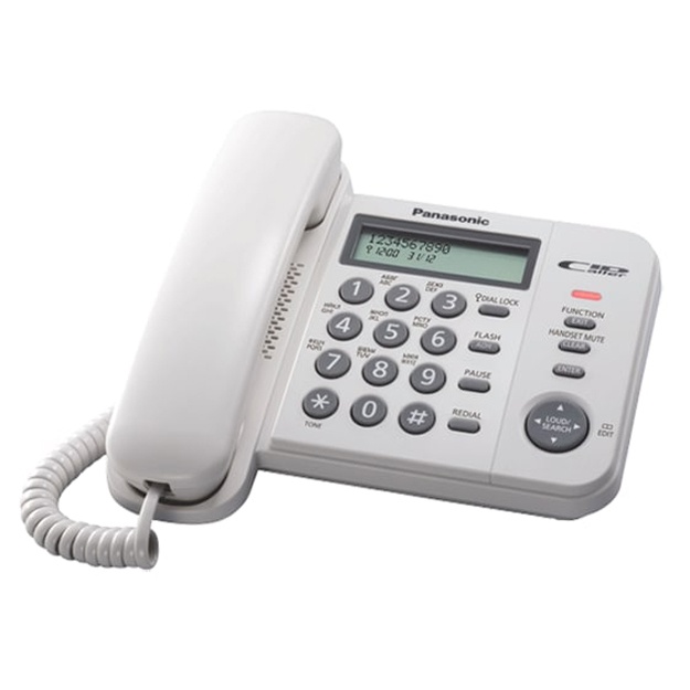Simli telefon Panasonic KX-TS2356RUB JKD Oq