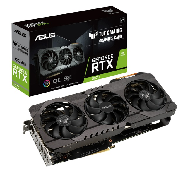 Видеокарта Asus Tuf Gaming GeForce RTX3070 V2 OC Edition 8GB GDDR6